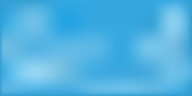 Blurred light blue soft gradient background Vector illustration