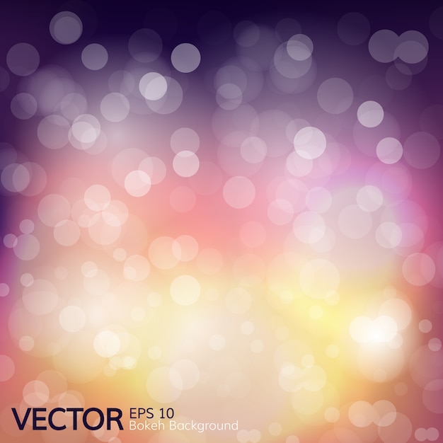 Bokeh light vintage background.