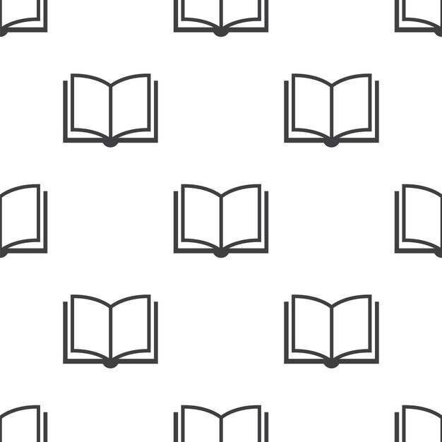 Book, vector seamless pattern, Editable can be used for web page backgrounds, pattern fills