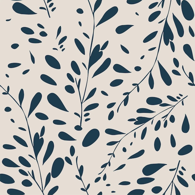 Botanical seamless pattern illustration floral graphic