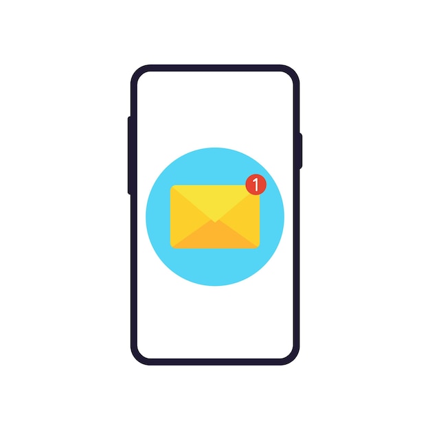 breaking news set flat modern vector illustration of smartphone for online reading news in mobile phone app for a newspaper or magazine worldwide media in your device