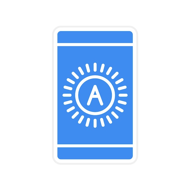 brightness auto icon vector image can be used for mobile ui ux