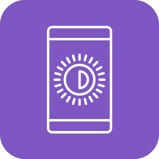 Brightness Medium icon vector image Can be used for Mobile UI UX
