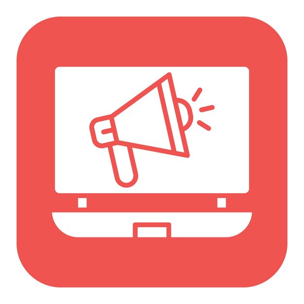 Broadcast Marketing Vector Illustration