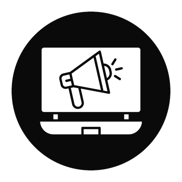 Broadcast Marketing Vector Illustration