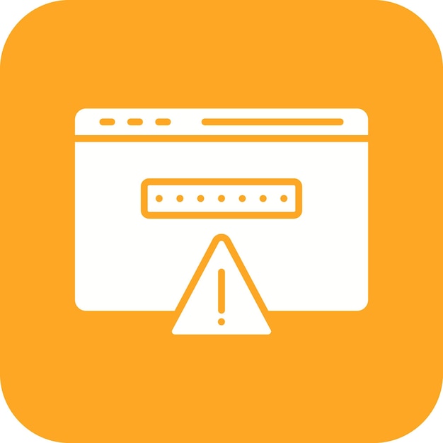 browser hacked vector icon can be used for protection and security iconset