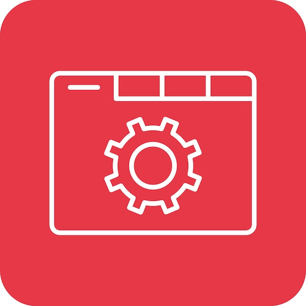Browser Setting icon vector image Can be used for Web Hosting