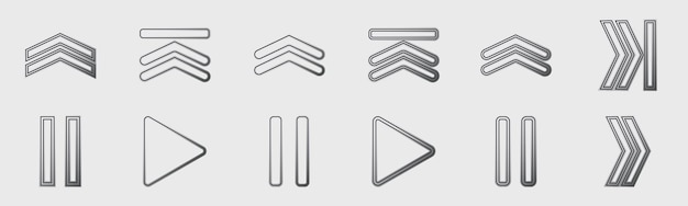 Brutalism shapes Collection of abstract graphic geometric symbols Abstract bauhaus and boho cosmic style
