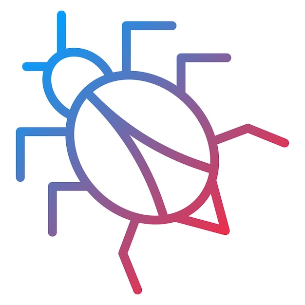 Bug icon vector image Can be used for Software Testing
