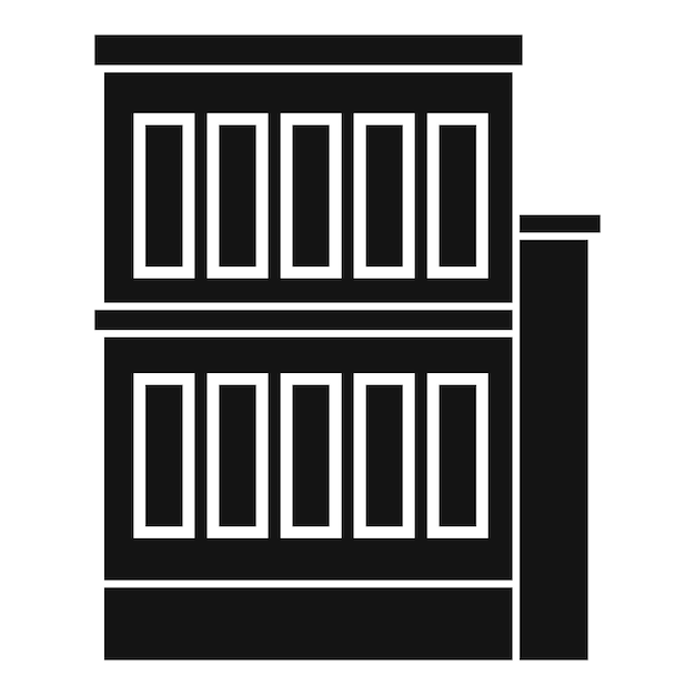 Building reconstruction icon Simple illustration of building reconstruction vector icon for web design isolated on white background