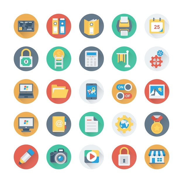 Business and Office Vector Icons