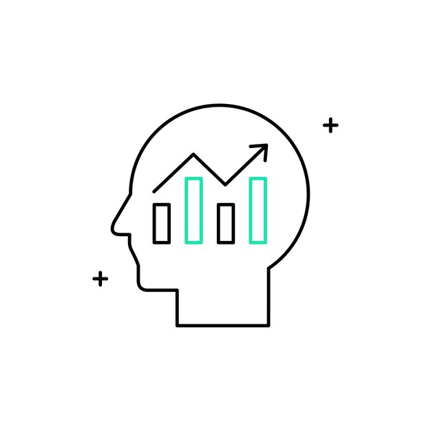 Business Data Insights Vector Icon Design