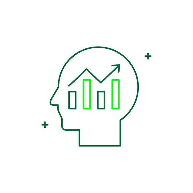 Business Data Insights Vector Icon Design