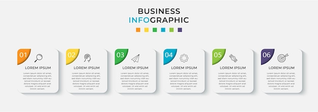 business infographic design template