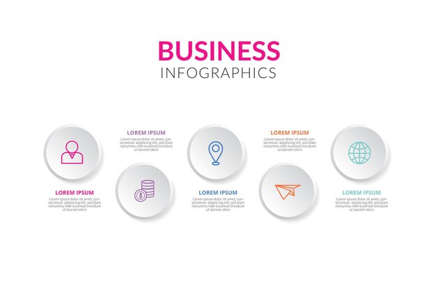 Business Infographic Template for Presentation