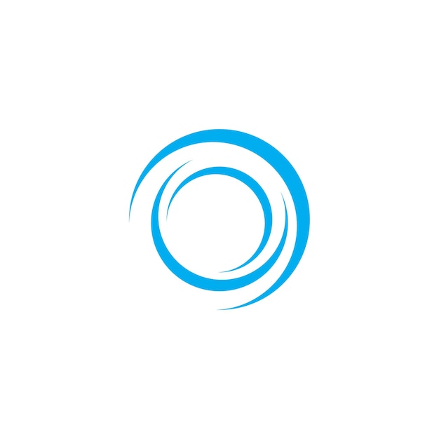 Business logo vortex wave and spiral icon
