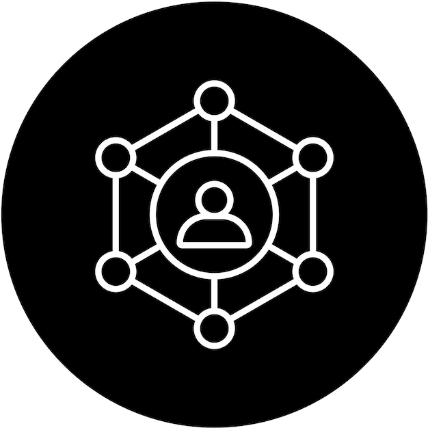 Business Networking Icon Style