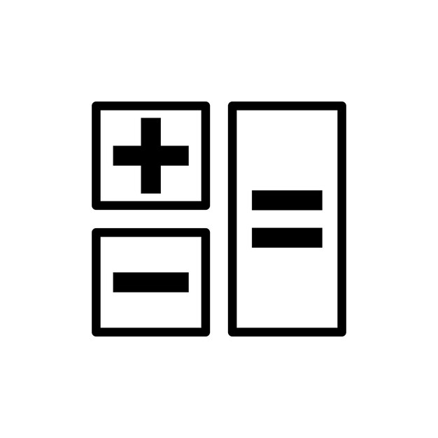 calculating connections a vector design of a modern calculator icon template