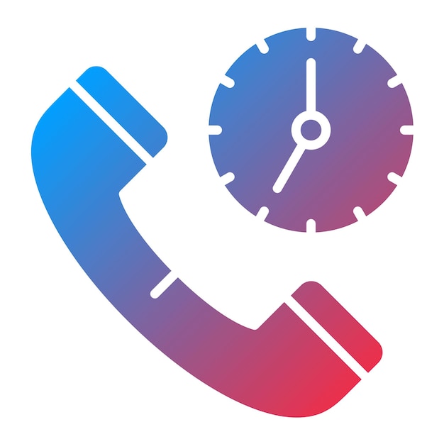 call time icon vector image can be used for modelling agency