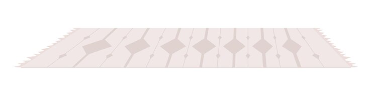 Vektor carpet semi flat color vector object