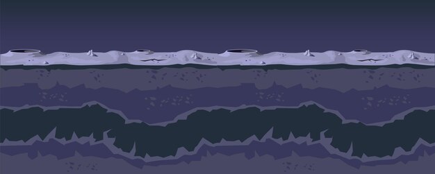 Cartoon set of GUI elements for the background Game-level interface.
