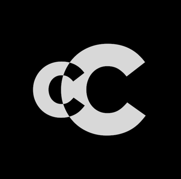 cc comapny name initial letters monogram cc vector letters icon