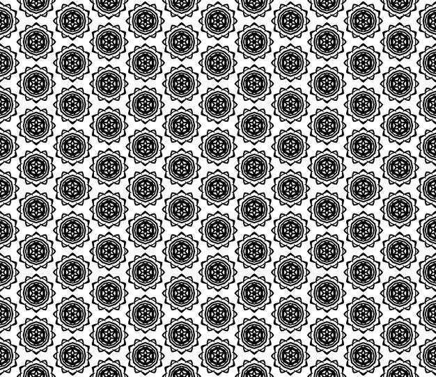 Černobílý plynulý abstraktní vzor. Pozadí a podklad. Ornamentální design v odstínech šedi
