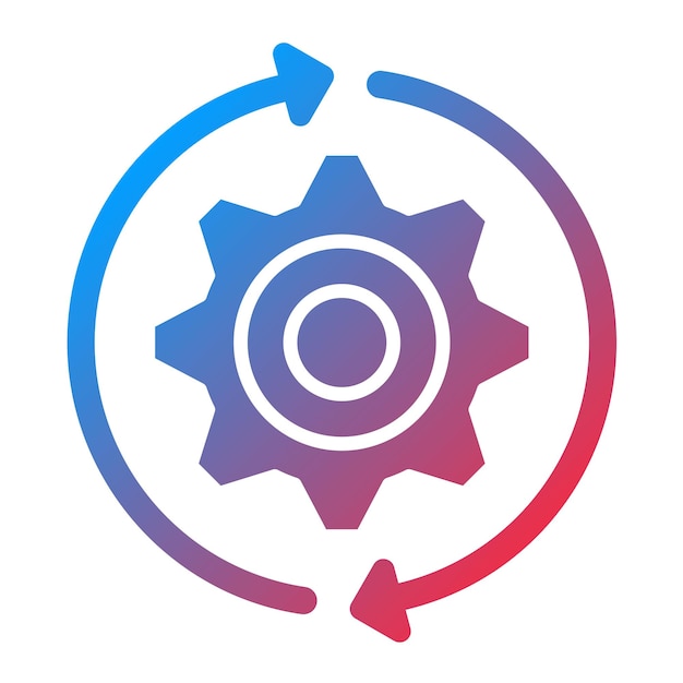 Change Management icon vector image Can be used for Human Resources