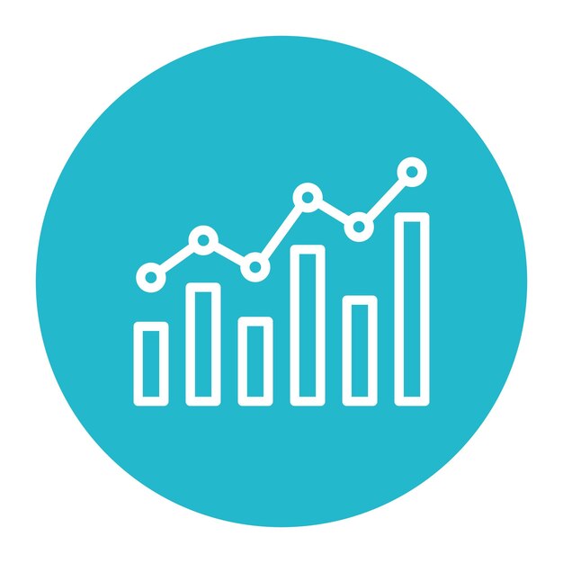 Chart icon vector image Can be used for Business Meeting