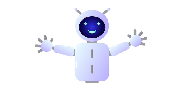 chatbot assistant form robot with ai 3d