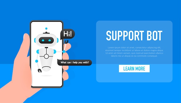 Chatbot icon concept chat bot or chatterbot Robot Virtual Assistance Of Website