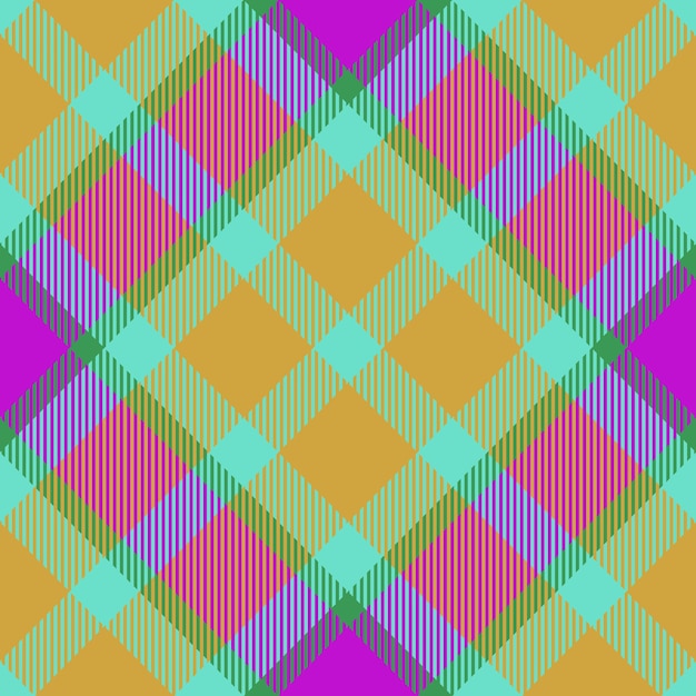Check seamless vector Tartan pattern textile Plaid fabric background texture