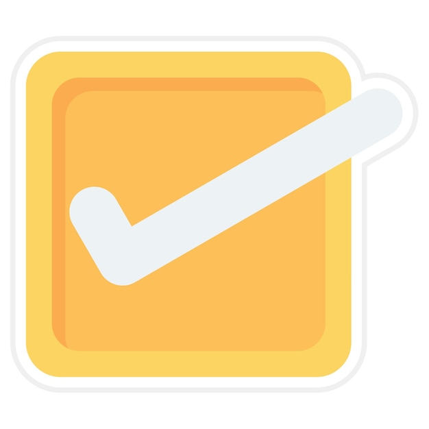 Checkbox icon vector image Can be used for UX and UI
