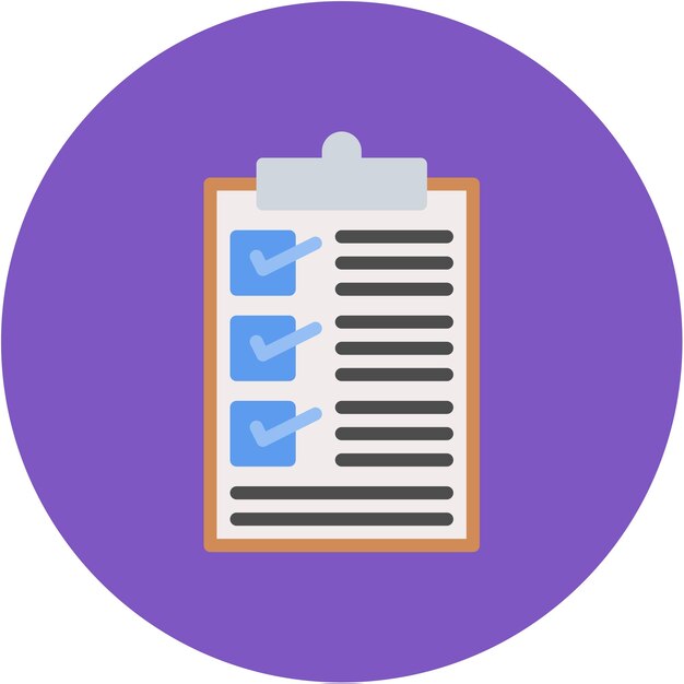 Checklist icon vector image Can be used for Adventure