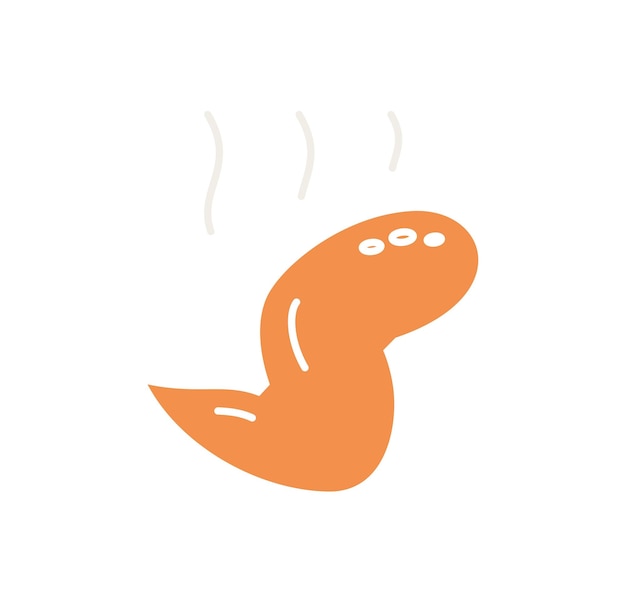 Chicken wing color icon