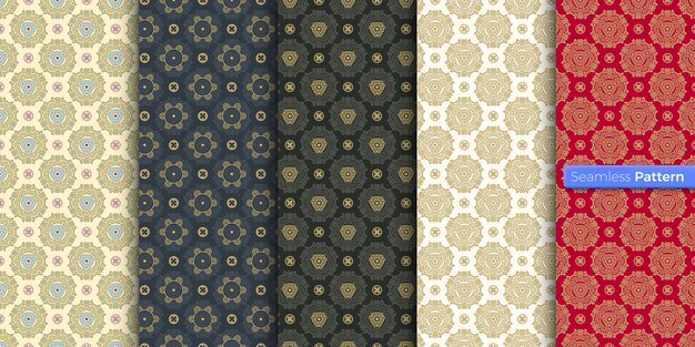 chinese japanese style geometric pattern colors background contemporary art symmetric minimal style for wallpaper wrapper textiles fabric clothes souvenirs surface seamless pattern vector