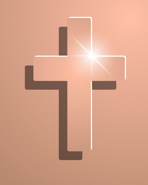 christian holiday easter the symbol of the cross resurrection of jesus christ
