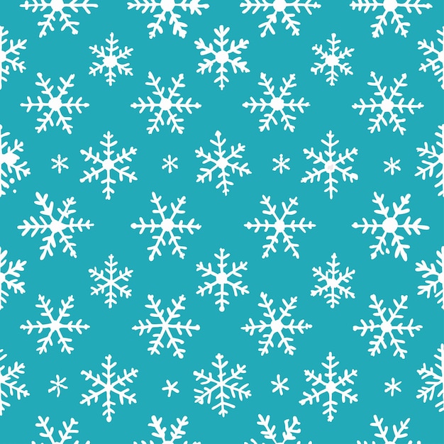 christmas seamless snowflake pattern design
