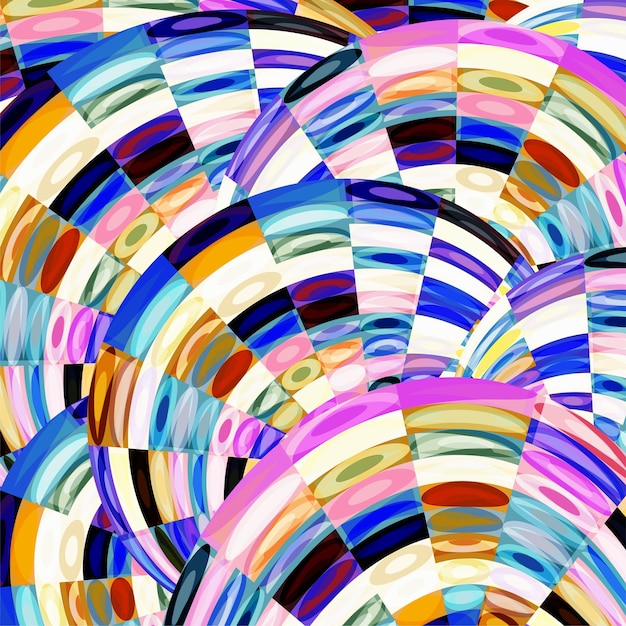 circle geometric colorful web vector background
