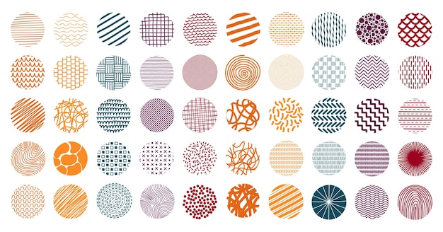 Circle Shape Ornament Pattern Doodle