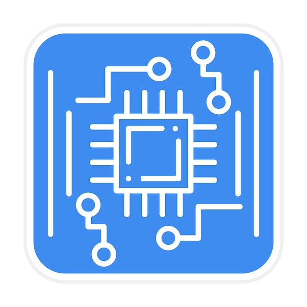 Circuit Board icon vector image Can be used for Engineering