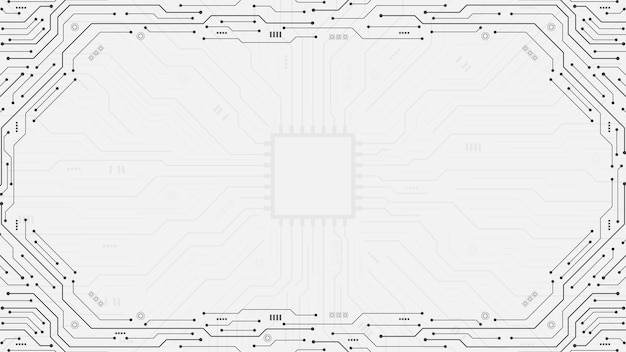 Circuit board isolate on white background Circuit board texture AI Artificial Intelligence Futuristic motherboard design with data connections processor HTML code Vector illustrationx9