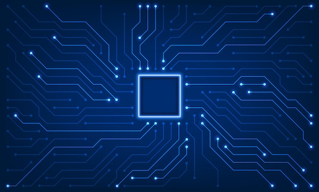 circuit board technology background central computer processors cpu concept motherboard digital chip