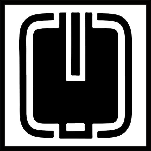 circuit breaker silhouette vector art