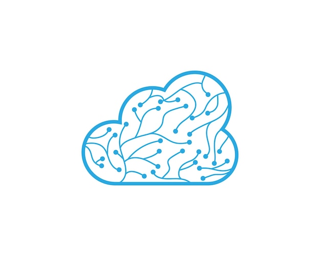 Circuit Cloud logo template