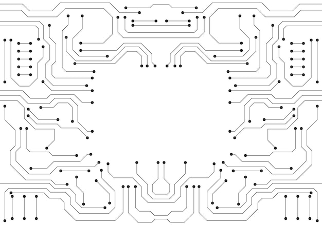 Circuit technology background with hi-tech digital data connection system and computer electronic design
