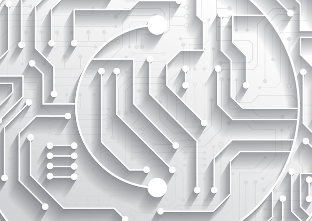 circuit technology background with hi-tech digital data connection system and computer electronic design