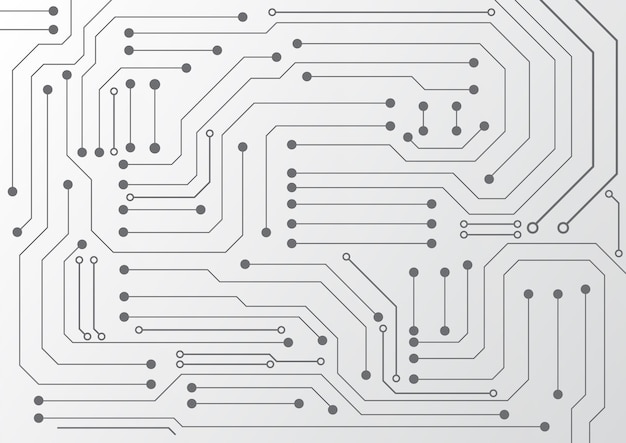 Circuit technology background with hi-tech digital data connection system and computer electronic design