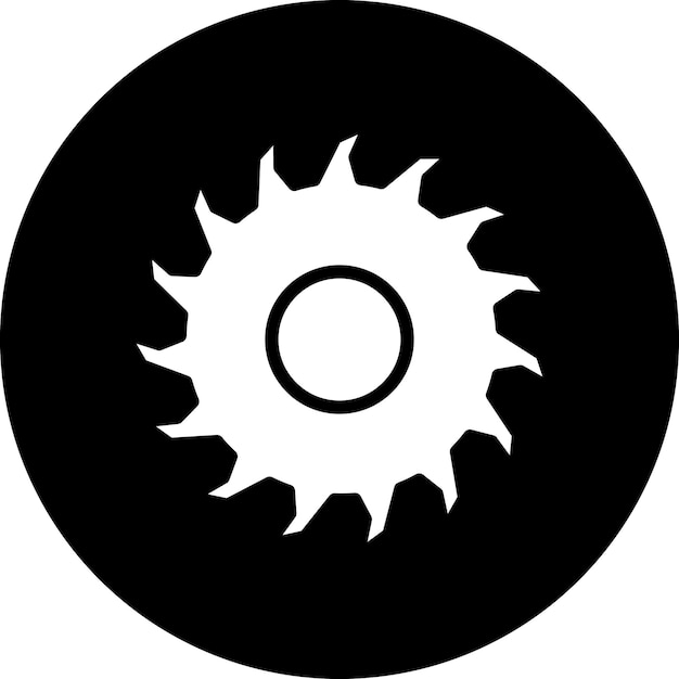 Circular Saw Icon Style