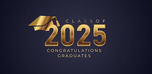 Class of 2025 Congratulations Graduates Diploma Graduation Ceremony Senior Class of 2025 Banner